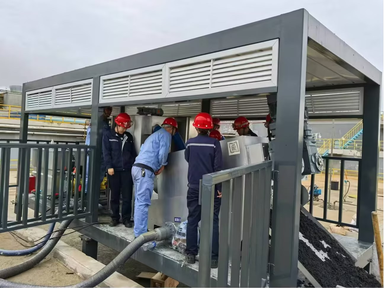 集裝箱式疊螺機污泥脫水機 集裝箱式疊螺機污泥脫水機