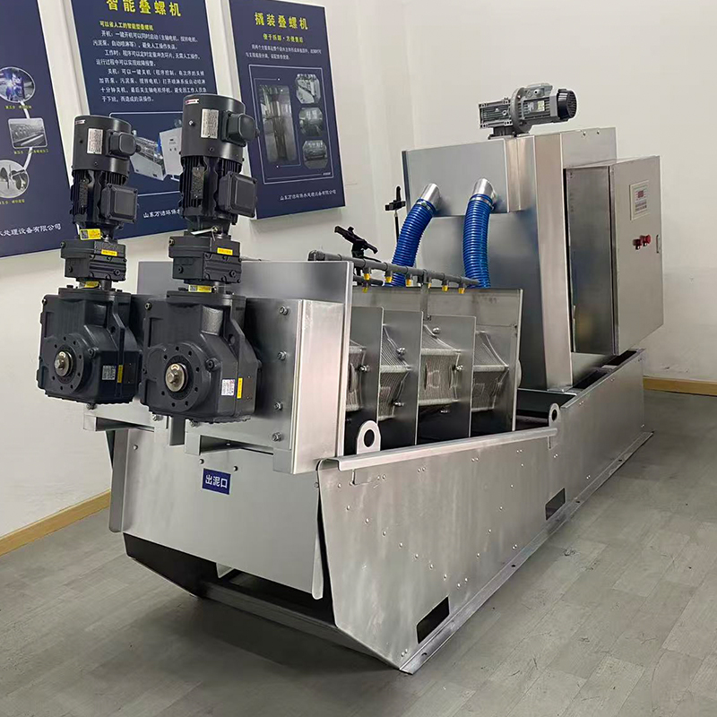 疊螺污泥脫水機一天能處理多少污泥？